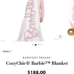 Barbie Barefoot Dreams Blanket